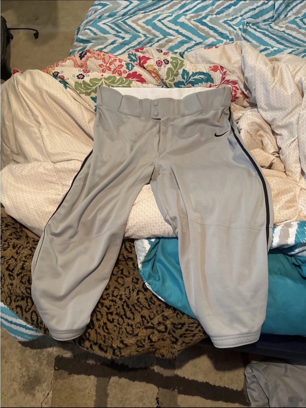 Nike adult Gray Baseball Pants XL SIZE brand new ships fast